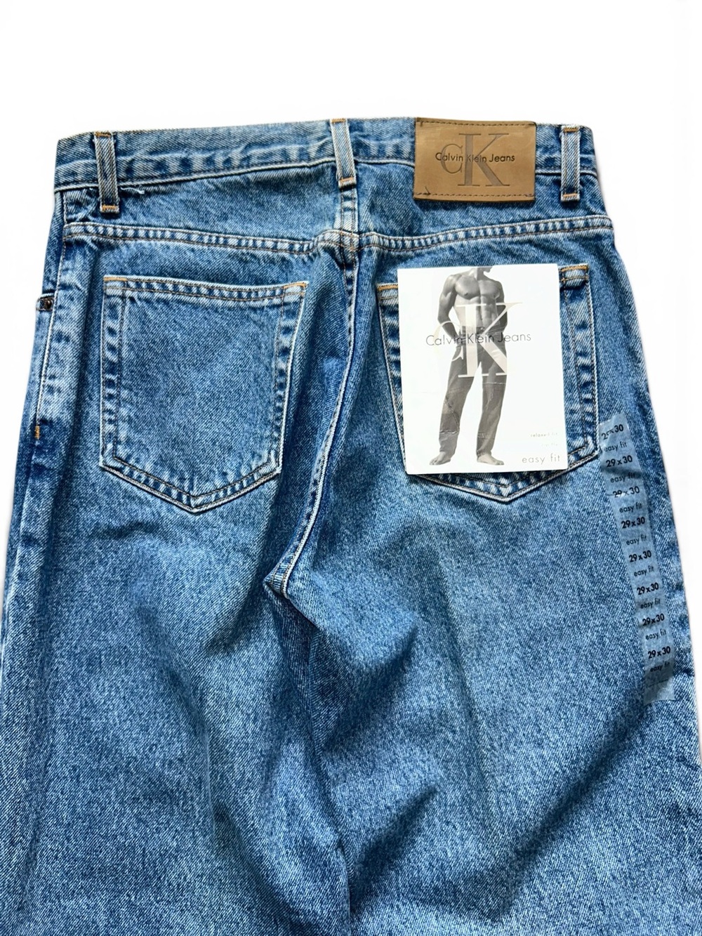 NWT Calvin Klein Vintage 90s Deadstock Easy Fit Jeans 29x30 High Waist UnionMade